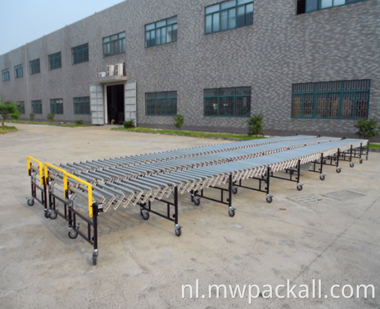 Factory Nieuw type Topverkoop Roller transportband /Uitbreidbare flexibele transportband met Power Model en zonder stroommodel